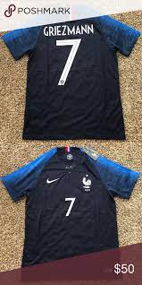Antoine griezmann soccer guys soccer players fifa france national football team liga. Last One 2018 World Cup France Griezmann Jersey Brand New With Tags 2018 World Cup France Men S Jersey With 7 Antoine Griezmann Clothes Design Fashion Jersey