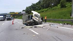 #tanjungmalim #protoncity #upsi #cloudtimelaps #gunungliang. Fatal Crash Between Cash Security Van Tanker Causes Death And Traffic Jam On Plus Highway Nestia
