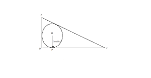 Inradius Of Right Angle Triangle|| R=(A+B-C)/2 - Youtube