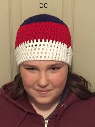 Crochet Football or Team-colors Beanie. Available in Infant, Youth or Adult  Sizes.