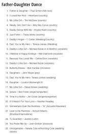 Discover new releases by top artists. Fathers Daughters Dances Father Daughter Dance Songs Wedding Music Playlist Wedding Song List
