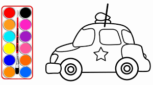Car Drawing Book Kids Awesome How To Draw Toy Police Car For Kids Coloring Pages Car Drawing Kids Lego Coloring Pages