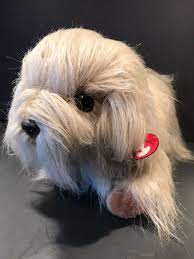 Ty Lhasa Apso Dog Plush Beanie Duster Large Stuffed Animal 15 Classic 1999 Large Stuffed Animals Lhasa Apso Classic Dog