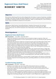 Useful cv writing guide for nurses applying for nhs posts or to private practices and hospitals. Registered Nurse Resume Samples Qwikresume
