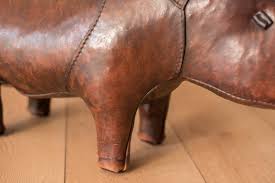 Maybe you would like to learn more about one of these? Vintage Abercrombie And Fitch Leather Rhino Footstool By Dimitri Omersa Mid Century Maddist