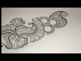 Easy mehandi design sketches drawings for beginners video. Arabic Mehndi Design On Paper Mehndi Design With Pencil On Paper Easy Mehndi De Mehndi Art Designs Mehndi Designs For Hands Latest Arabic Mehndi Designs