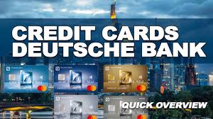 It is an automatic part of the dkb cash offer. Deutsche Bank Credit Card Mastercard Visa Germany Youtube