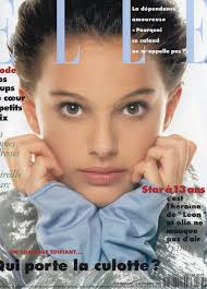 Nathalie Portmann Elle France 1994 Natalie Portman Magazine Cover Natalie