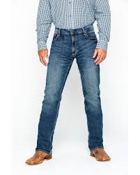 Wrangler Mens Layton Retro Slim Fit Bootcut Jeans