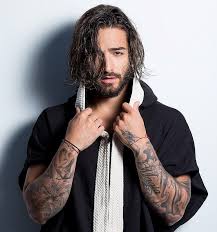 Here are some hair and beard styles you can take from maluma's playbook. Maluma By Mateo Londono Long Hair Styles Men Long Hair Styles Beautiful Men