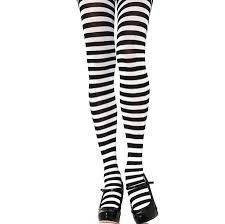 Black And White Striped Tights Pin On White Witch