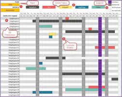 Free printable employee attendance calendar template 2016. Leave Tracker Employee Vacation Tracker Excel Template 2020 Excel Templates Excel Dashboard Templates Marketing Plan Template