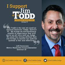 Jim Todd for Judge