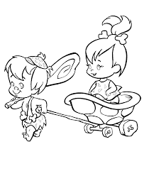 These colors occur naturally in nature and are on the light spectrum, so no color combine to make blue. Http Www Kidzcoloringpage Com Wp Content Uploads 2013 05 Pebbles And Bamm Bamm Gif Cartoon Coloring Pages Disney Coloring Pages Coloring Books