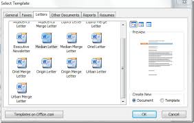 Letter Templates In Word 2010 Cprc