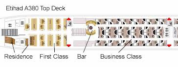 79 Explanatory Etihad Seating Plan A380