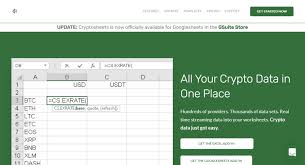 The blockchains first btc price index. Cryptosheets Real Time Cryptocurrency Add In For Excel Google Sheets