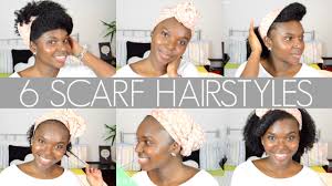 Also a great technique for keeping your edges and flyways tamed. 6 Easy Scarf Hairstyles On Natural Hair How To Accessorise Natural Hair Part 1 Youtube