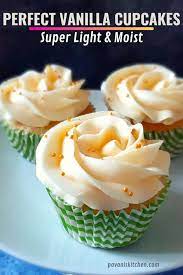 Perfect Vanilla Cupcakes Recipe Video Pavanis Kitchen Recipe In 2021 Cupcake Recipes Vanilla Cupcakes Fluffy Vanilla Cupcake Recipe