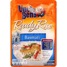 uncle bens ready rice pouch basmati