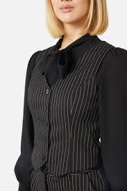 Abigail Pinstripe Vest