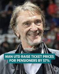 My mum is 77. Her ticket has gone up from £494 to £840.” Shameful.