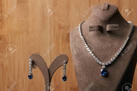 Check spelling or type a new query. Womens Diamond Necklace Made Of Platinum With A Blue Precious Stock Photo Picture And Royalty Free Image Image 97784196