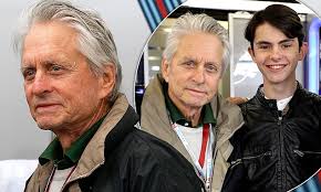 Michael Douglas takes son Dylan to watch the Canadian Grand Prix