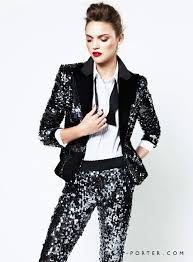 Sequin Tux Via The Glitter Guide Fashion Tuxedo Women Style