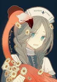 ヒナギクとフラミンゴ アニメチビ イラスト かわいいイラスト