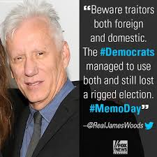 Moments ago, actor James Woods did not hold back in his reaction to the  Nunes memo. fxn.ws/2GJ2w8n
