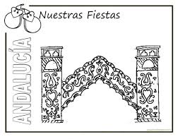 Dia De Andalucia Para Colorear
