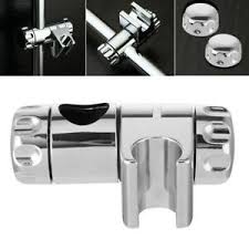 Adjustable 25mm Shower Head Holder Rail Slider Bracket Replacement Chrome Kit Ebay In 2020 Shower Head Holder Shower Rail Fengxian
