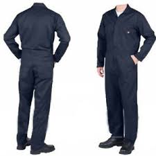 Details About Mens Navy Coveralls Boiler Suit Overalls For Warehouse Garages Students Worker