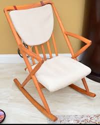 Benny Linden Mid Century Modern Teak Rocking Chair Teak Rocking Chair Rocking Chair Wood Rocking Chair