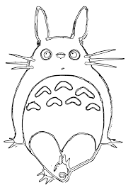 Totoro coloring pages to download and print for free. My Neighbour Totoro Coloring Pages