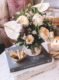 How To Style Your Coffee Table With Books A Fabulous Fete Table Floral Arrangements Coffee Table Arrangements Coffee Table Flowers