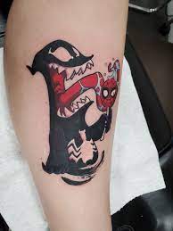 Venom Eating A Spider Man Lollipop Venom Tattoo Tattoos Skull Tattoo