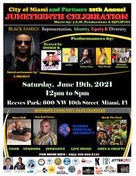 Want to discover art related to juneteenth? Mrs Barbara Sweet Kemp S Tweet Come Out As We Celebrate Juneteenth On June 19th At Reeves Park In Overtown Trendsmap