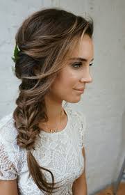 Bridal Side Braid By Sarahwhair Instagram Braided Hairstyles For Wedding Guest Hair Side Braid Hairstyles