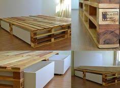 lit palette avec rangement mobilier de bricolage camille tisserand blog home lit en palette lit plate forme diy meubles en bois de palettes