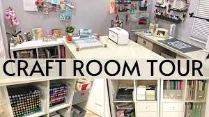 Shop craft room from pottery barn. Craft Room Tour Youtube