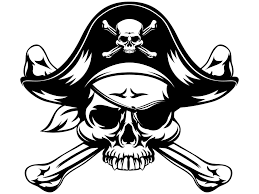 #art #dessin #skull #tête de mort #graphisme #illustration. Sticker Pirate Tete De Mort Magic Stickers