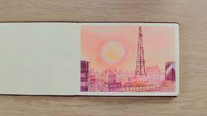 Ready to post your project? Easy Paintings For Beginners Watercolor Painting Of A Sunset City