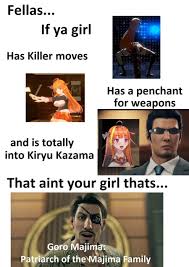 Pin By Mariana On Yakuza Jojo Memes Kiryu Funny Pictures