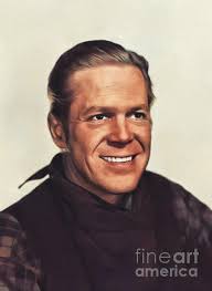 John Ridgely, Vintage Actor Tapestry by Esoterica Art Agency