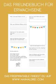 Die einzelnen seiten können ausgedruckt und dann in einem odner, schnellhefter oder ähnliches gesammelt werden. Freeprintable Freundebuch Fur Erwachsen Freunde Buch Freundebuch Bucher