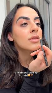 Obsessed with this cozy lip combo for fall💄, Birch Harmony Lipgloss x  Cedar Brown Eyeliner, It’s giving all the warm, autumn vibes. November  weather has me loving these neutral, effortless looks! , ✨️ ...