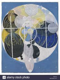When hilma af klint began creating radically abstract paintings in 1906, they were like little that had been seen before: Hilma Af Klint Die Grosse Figur Gemalde Nr 5 Den Schlussel Zu Allen Werken Zu Datum Gruppe Iii Die Wu Rosen Serie 1907 Stiftelsen Hilma Af Klint Verk Foto Albin Dahlstrom Moderna Museet 1907