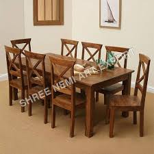 If you are looking to seat eight people at your dining table then you are probably serious about entertaining and want to create a fabulous focal point with your dining. Brown 8 Seater Square Dining Table At Price 4000 Onwards Inr Piece In Jodhpur Id C1620318